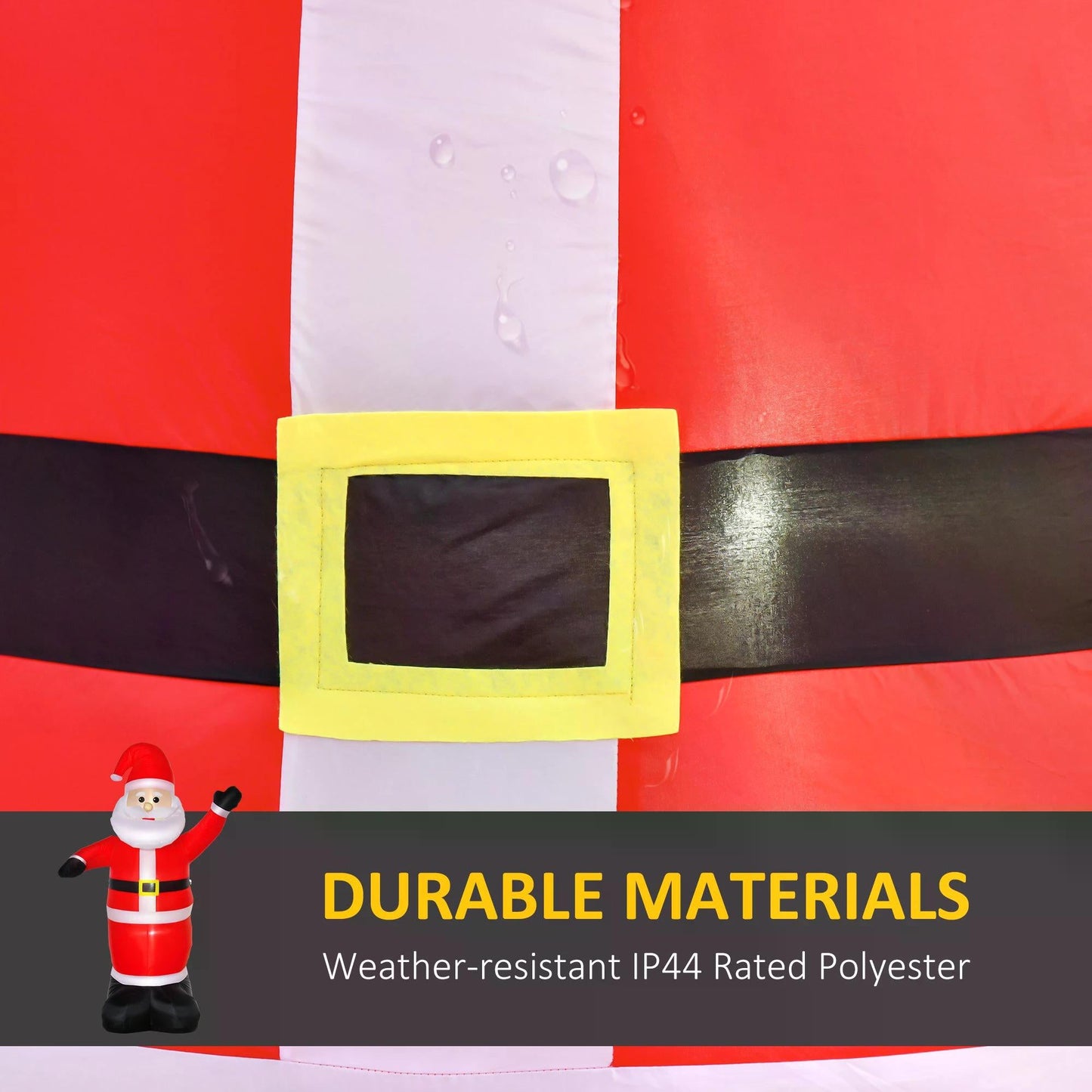 Inflatable 2.4m Santa Claus W/LED lights-4
