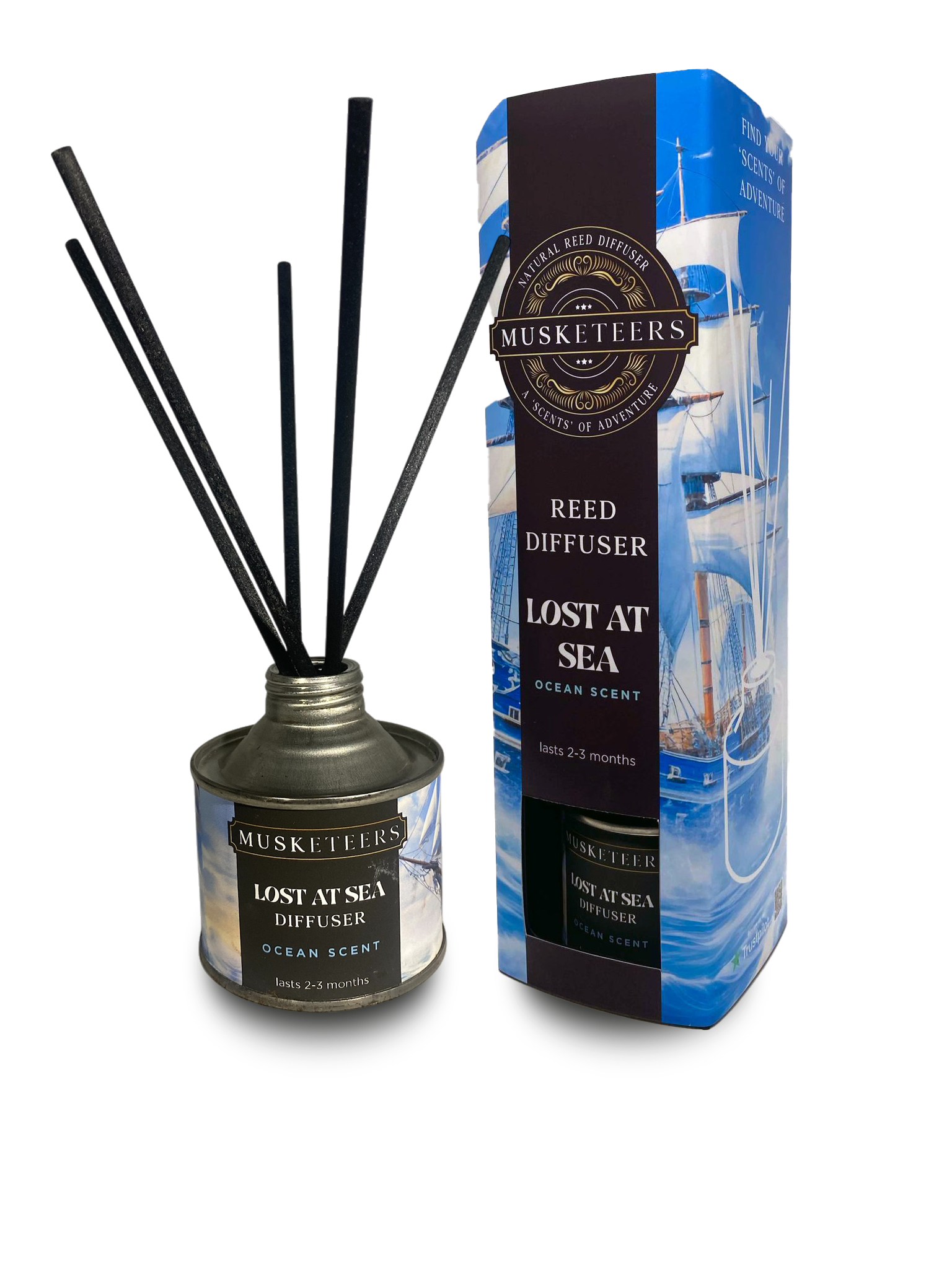Lost at Sea - Ocean Scented Reed Diffuser-0