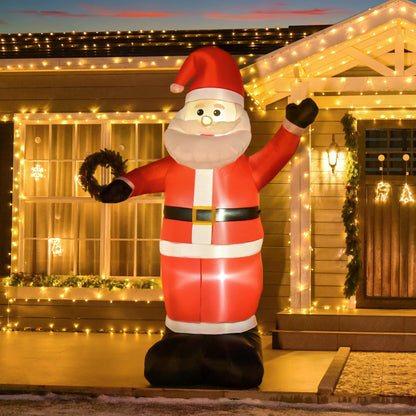 Inflatable 2.4m Santa Claus W/LED lights-1